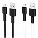 USB Lightning 1 м 5 А силіконовий чорний Borofone BX31 - зображення 2