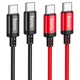 Кабель USB Type-C Hoco X89 Wind 60Вт 1м 3А черный для зарядки и передачи данных - изображение 7