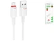 Кабель USB Micro 2.4A 1м PVC для зарядки и передачи данных Borofone BX110 Белый - изображение 4