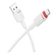 Кабель USB Micro 2.4A 1м PVC для зарядки и передачи данных Borofone BX110 Белый - изображение 6