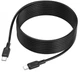 Кабель USB Type-C to Type-C 60W 3м силиконовый черный Borofone BX113 для быстрой зарядки и передачи данных - изображение 4