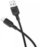 Кабель USB Type-C 3A 2м силіконовий чорний Borofone BX113 для заряджання та синхронізації - зображення 5