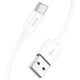 Кабель USB Type-C 1м 3А силиконовый белый Hoco X87 Magic для зарядки и передачи данных - изображение 3
