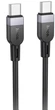 Кабель USB Type-C to Type-C 60W 1м черный Hoco X109 силиконовый для зарядки и передачи данных - изображение 7