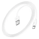 Кабель USB Type-C 1м 3А силиконовый белый Hoco X87 Magic для зарядки и передачи данных - изображение 4