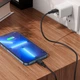 Кабель USB Type-C to Lightning 20W 1м черный Hoco X90 для зарядки и передачи данных - изображение 8