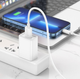 Кабель USB Lightning 2.4A 1м для заряджання та синхронізації Hoco X88 Gratified Білий - зображення 5