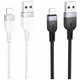 Кабель USB Lightning 2.4A 1м білий силікон Hoco X109 для заряджання та синхронізації - зображення 2