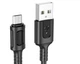 Кабель USB Micro 2.4A 1м ПВХ черный Borofone BX111 для зарядки и передачи данных - изображение 6
