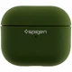 Футляр TPU Spigen Leather Armor для AirPods 3 Pitch Green термопластичный полиуретан с нейлоновым шнурком - изображение 1