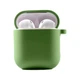 Футляр силіконовий з мікрофіброю для AirPods 1 2 Mint захист від подряпин та падінь карабін в комплекті - зображення 3