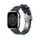 Ремінець для Apple Watch Hermes силікон Midnight Blue 38 40 41 мм - зображення 5