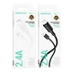 Кабель USB Lightning 2.4A 1м ПВХ для зарядки и передачи данных Borofone BX111 Белый - изображение 8