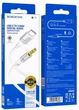 Адаптерный кабель Aux Borofone BL19 Type-C 1м 3.5мм белый для подключения наушников и колонок - изображение 7