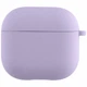 Силіконовий футляр з мікрофіброю для AirPods 3 колір 39.Elegant purple - зображення 1
