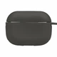 Силіконовий футляр з карабіном для Airpods Pro 2 колір 15.Dark grey захисний легкий компактний - зображення 1