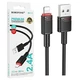 Кабель USB Lightning 2.4A 1м черный PVC Borofone BX110 для зарядки iPhone iPad - изображение 7