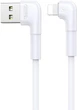 Кабель USB Lightning 1м 2.1А білий силікон Remax RC-014i Tenky для зарядки смартфона - зображення 7