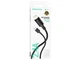 Кабель USB Lightning 2.4A 1м чорний ПВХ Borofone BX111 для заряджання та передачі даних - зображення 8