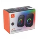 Компьютерные колонки 6 Вт 110мм USB AUX черный пластик Kisonli X7 RGB подсветка - зображення 3