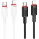 Кабель USB Type-C to Lightning 27W 1м черный PVC Borofone BX110 для зарядки устройств Apple - изображение 2
