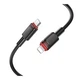 Кабель USB Type-C to Lightning 27W 1м черный PVC Borofone BX110 для зарядки устройств Apple - изображение 6