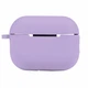 Силіконовий футляр з карабіном для Airpods Pro 2 39.Elegant purple зносостійкий легкий захисний - зображення 1