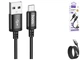 Кабель USB Hoco X89 Micro 2.4A 2м черный для зарядки и передачи данных из нейлона и алюминиевого сплава - изображение 3