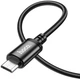 Кабель USB Hoco X89 Micro 2.4A 2м черный для зарядки и передачи данных из нейлона и алюминиевого сплава - изображение 6