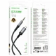 Кабель Aux Borofone BL24 Lightning 1м серый алюминиевый для подключения наушников к iPhone и iPad - изображение 2