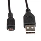 Кабель USB Micro Type-C 1м 2А чорний пластик та метал - зображення 4