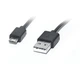 Кабель USB Micro Type-C 1м 2А чорний пластик та метал - зображення 5