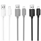 Кабель USB Micro 2.4A 1м чорний ПВХ для заряджання та передачі даних Hoco X113 - зображення 2