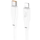 Кабель Lightning 2 м 20 Вт 3 А білий для заряджання та передачі даних Hoco X93 Force - зображення 1
