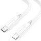 Кабель USB Type-C to Lightning 20Вт 1м белый Borofone BX82 для быстрой зарядки iPhone - изображение 6