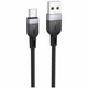 Кабель USB Type-C 3A 2м черный силикон Hoco X109 для быстрой зарядки и передачи данных - изображение 1