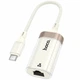 Перехідник Type-C to Ethernet 100 Mbps абрикосовий Hoco UA41B компактний 65x23x15 мм - зображення 1