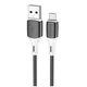 Кабель USB Micro 2.4A 1м силіконовий білий для заряджання та синхронізації Borofone BX79 - зображення 5