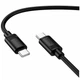 Кабель USB Type-C to Type-C 60W 1м силиконовый черный Hoco X122 - изображение 1