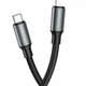 Кабель USB Type-C to Lightning 20Вт 1м черный Borofone BX82 для быстрой зарядки iPhone - изображение 1