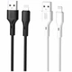 Кабель USB Lightning 2.4A 1м чорний для заряджання та передачі даних XO NB230 Rock Series - зображення 2