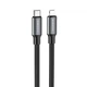 Кабель USB Type-C to Lightning 20Вт 1м черный Borofone BX82 для быстрой зарядки iPhone - изображение 4