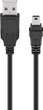 Кабель USB Type A to Mini 2м 2А черный пластиковый и металлический для подключения устройств - изображение 5