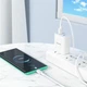 Кабель USB Hoco X83 Type-C 1м 3А білий для заряджання та передачі даних з PVC з чотирма жилами - зображення 6