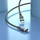 Кабель USB Type-C to Lightning 27W 1м силиконовый черный Hoco X109 - изображение 7