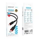 Кабель USB Type-C to Type-C 60W 1м 3A чорний PVC Borofone BX110 - зображення 4