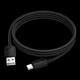 Кабель USB Micro 2.4A 1м чорний ПВХ для заряджання та передачі даних Hoco X113 - зображення 6
