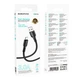 Кабель USB Type-C 3A 1м для заряджання та передачі даних чорний Borofone BX116 ПВХ - зображення 3
