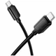 Кабель USB Type-C to Type-C 60W 1м черный для быстрой зарядки и передачи данных Hoco X113 - изображение 1