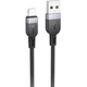 Кабель USB Lightning 2.4A 3м Чорний силікон Hoco X109 для заряджання та передачі даних - зображення 3
